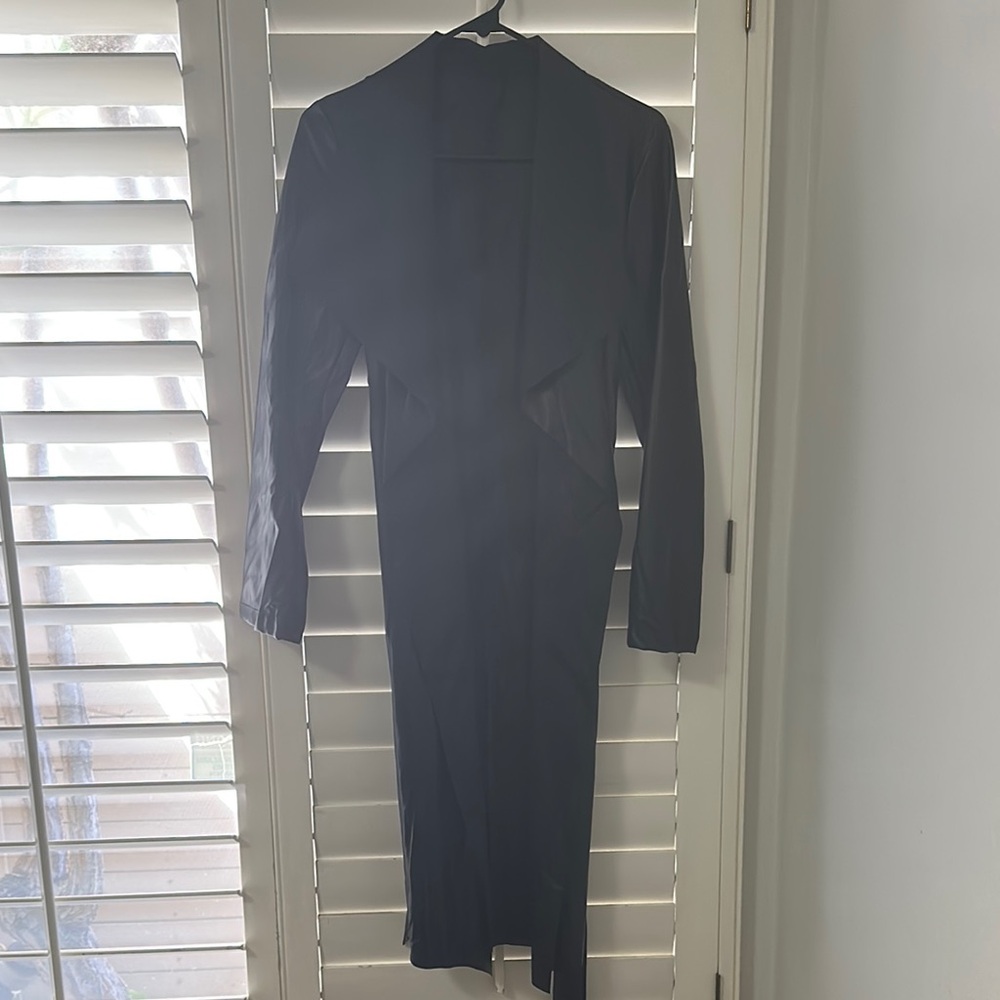 SHEIN Black Long Sleeve Dress